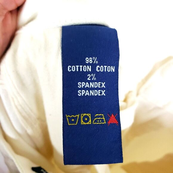 Women's Polo's Ralph Lauren Blue Label White Denim Straight Leg Pants 04/Small - Picture 11 of 13